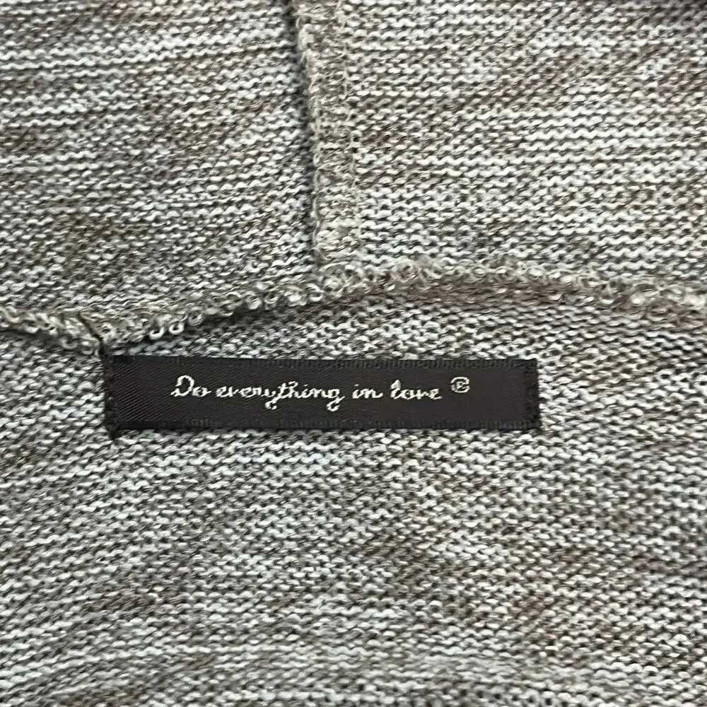 Do Everything In Love Long Grey Aztec Cardigan‎